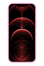 Nomfy Hoesje Geschikt voor iPhone 13 Pro Hoesje Siliconen Cover Case - Hoes Geschikt voor iPhone 13 Pro Hoes Back Case - Lichtroze