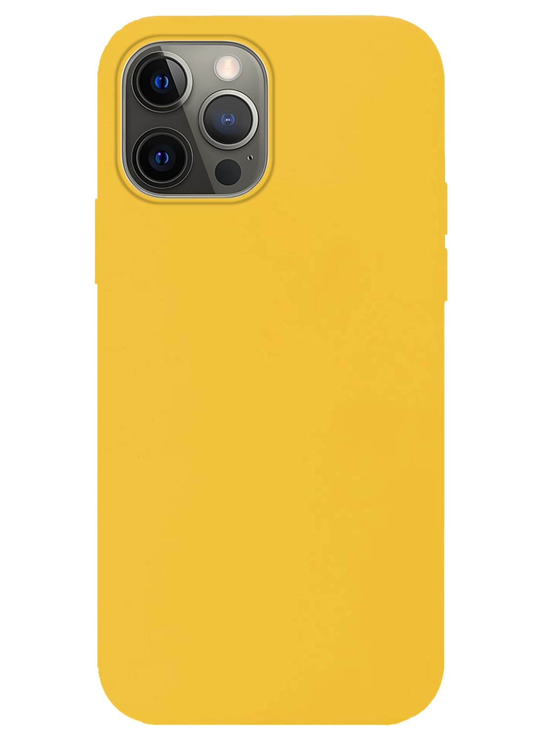 Nomfy Hoesje Geschikt voor iPhone 13 Pro Max Hoesje Siliconen Cover Case - Hoes Geschikt voor iPhone 13 Pro Max Hoes Back Case - Geel