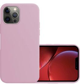 NoXx NoXx iPhone 13 Pro Hoesje Siliconen - Lila