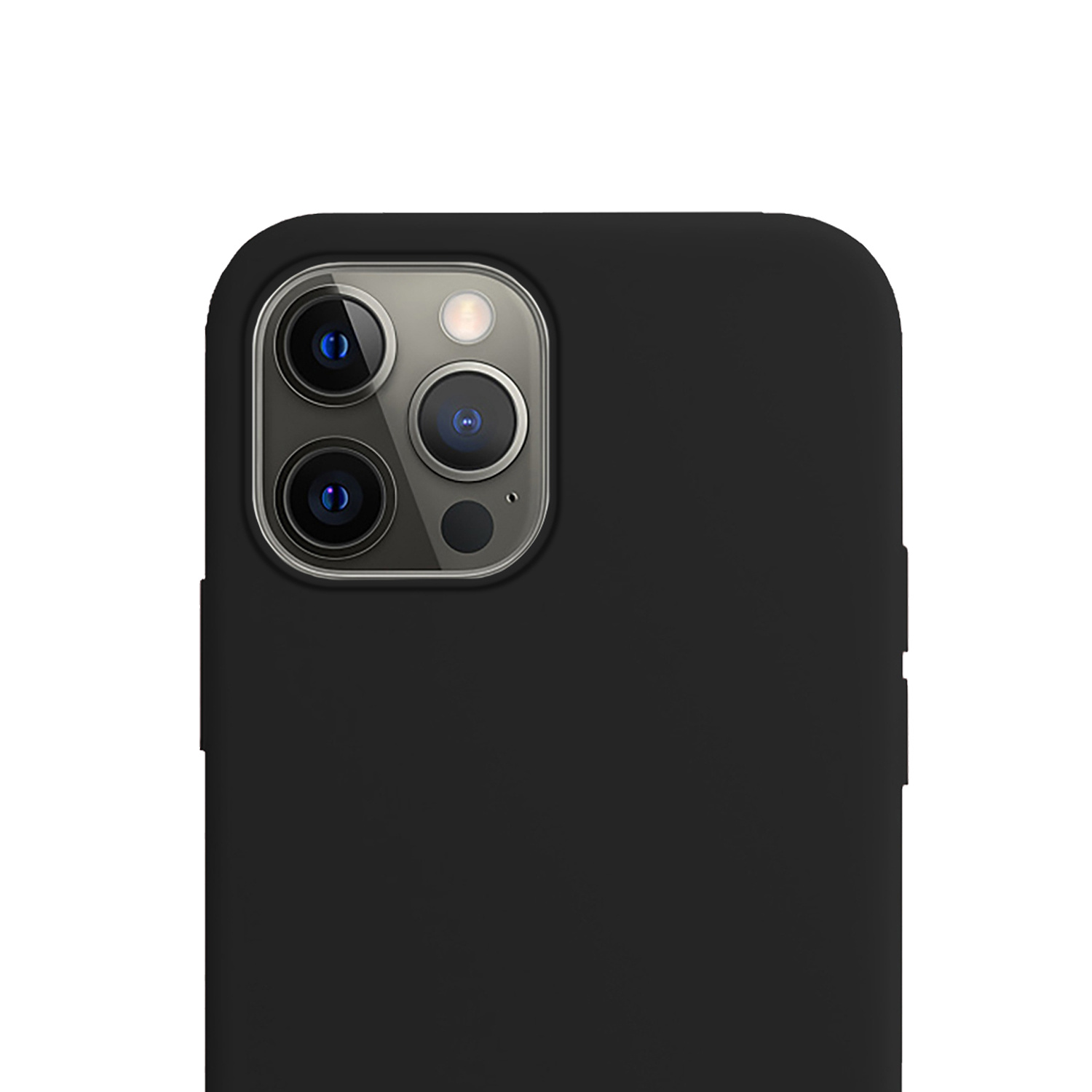 NoXx Hoes Geschikt voor iPhone 13 Pro Max Hoesje Cover Siliconen Back Case Hoes - Zwart