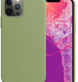 BASEY. BASEY. iPhone 13 Pro Max Hoesje Siliconen - Groen