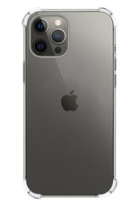 NoXx Hoes Geschikt voor iPhone 13 Pro Hoesje Siliconen Cover Shock Proof Back Case Shockproof Hoes - Transparant