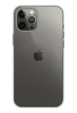 BASEY. Hoes Geschikt voor iPhone 13 Pro Hoesje Siliconen Back Cover Case Met Screenprotector - Hoesje Geschikt voor iPhone 13 Pro Hoes Cover Hoesje - Transparant