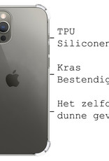 BASEY. Hoes Geschikt voor iPhone 13 Pro Hoesje Shock Proof Case Hoes Siliconen - Hoesje Geschikt voor iPhone 13 Pro Hoes Cover Shockproof - Transparant - 2 Stuks