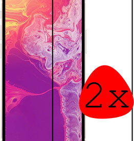 BASEY. BASEY. iPhone 13 Mini Screenprotector Glas Full Cover 3D - 2 PACK