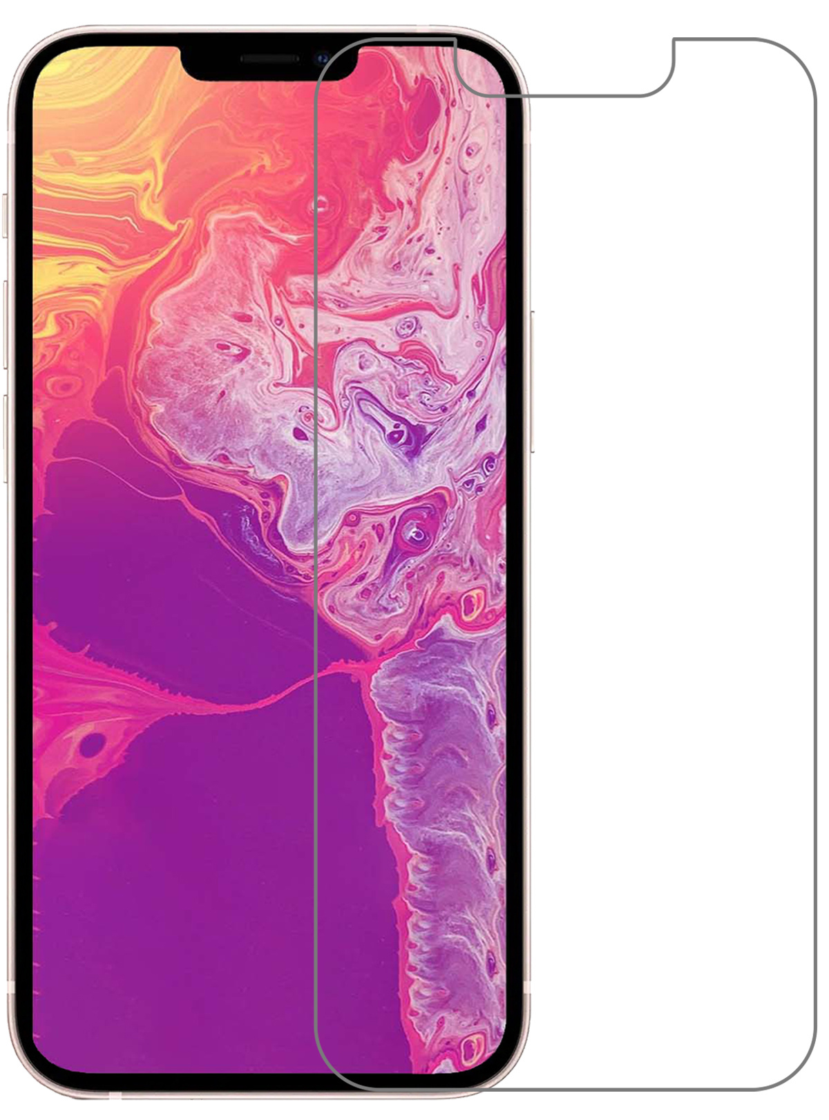 BASEY. Screenprotector Geschikt voor iPhone 13 Pro Screenprotector Tempered Glass - Screenprotector Geschikt voor iPhone 13 Pro Beschermglas Screen Protector Glas