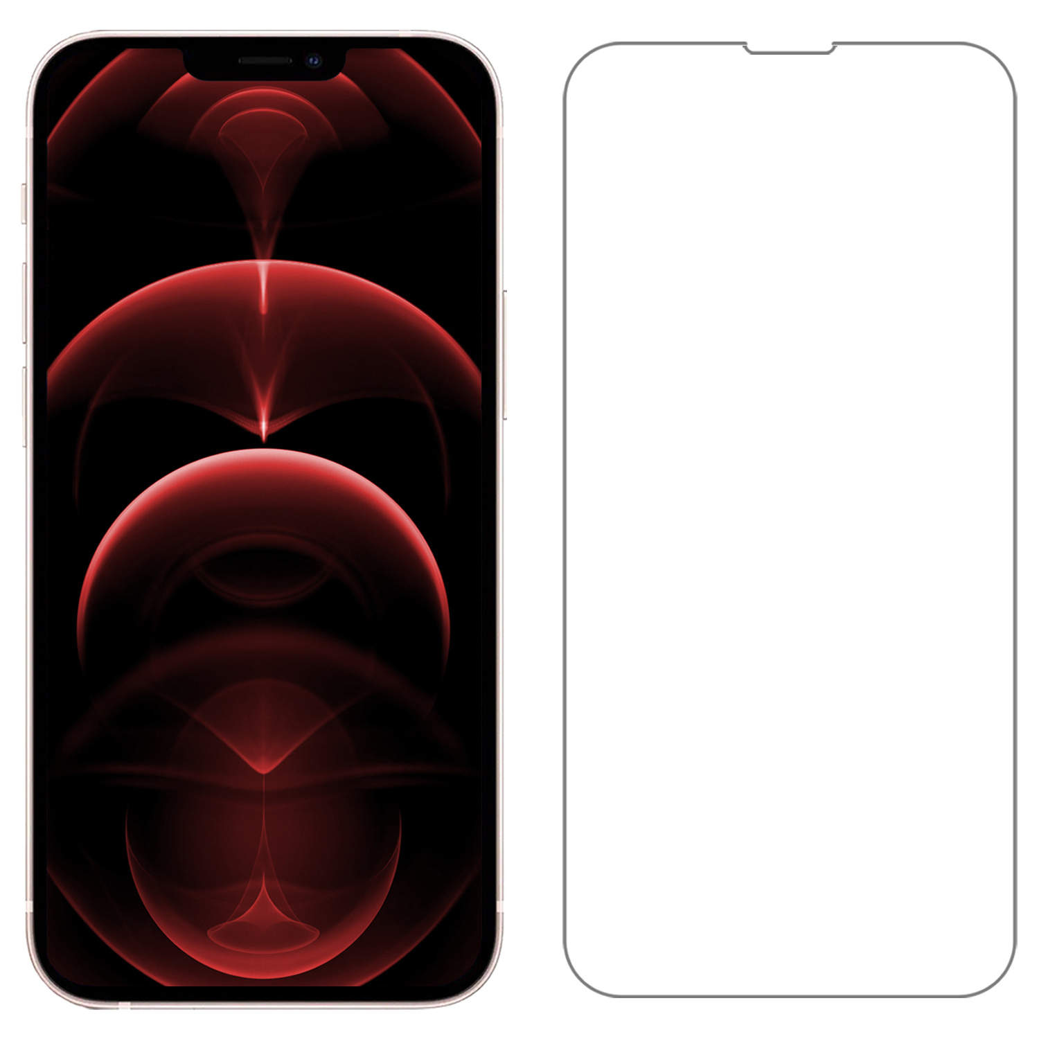 Nomfy Screenprotector Geschikt voor iPhone 13 Pro Screenprotector Bescherm Glas - Screenprotector Geschikt voor iPhone 13 Pro Screen Protector Tempered Glass Volledig