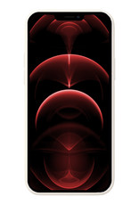 Nomfy Hoesje Geschikt voor iPhone 13 Hoesje Siliconen Cover Case Met Screenprotector - Hoes Geschikt voor iPhone 13 Hoes Back Case - Wit