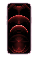 Nomfy Hoesje Geschikt voor iPhone 13 Pro Hoesje Siliconen Cover Case Met Screenprotector - Hoes Geschikt voor iPhone 13 Pro Hoes Back Case - Lila