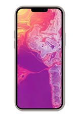 BASEY. Hoes Geschikt voor iPhone 13 Pro Hoesje Siliconen Back Cover Case Met 2x Screenprotector - Hoesje Geschikt voor iPhone 13 Pro Hoes Cover Hoesje - Grijs