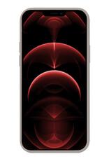 Nomfy Hoesje Geschikt voor iPhone 13 Hoesje Siliconen Cover Case Met 2x Screenprotector - Hoes Geschikt voor iPhone 13 Hoes Back Case - Grijs