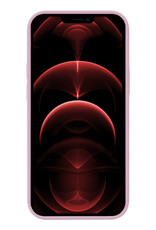 Nomfy Hoesje Geschikt voor iPhone 13 Pro Hoesje Siliconen Cover Case Met 2x Screenprotector - Hoes Geschikt voor iPhone 13 Pro Hoes Back Case - Lila