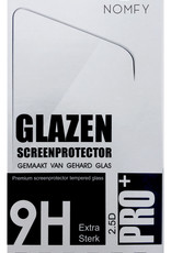 Nomfy iPhone 13 Pro Screenprotector Bescherm Glas - iPhone 13 Pro Screen Protector Tempered Glass Full Screen 3D Zwart - 3x