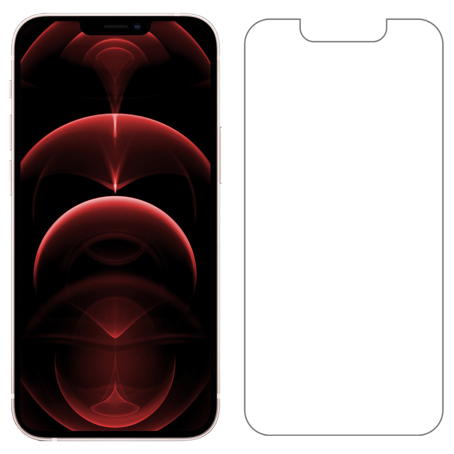 Nomfy Screenprotector Geschikt voor iPhone 13 Pro Screenprotector Bescherm Glas Tempered Glass - Screenprotector Geschikt voor iPhone 13 Pro Screen Protector - 3 PACK