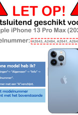 BASEY. Hoes Geschikt voor iPhone 13 Pro Max Hoesje Siliconen Back Cover Case - Hoesje Geschikt voor iPhone 13 Pro Max Hoes Cover Hoesje - Grijs - 2 Stuks