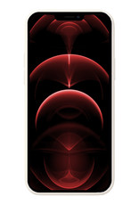 Nomfy Hoesje Geschikt voor iPhone 13 Mini Hoesje Siliconen Cover Case - Hoes Geschikt voor iPhone 13 Mini Hoes Back Case - 2-PACK - Wit