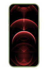 Nomfy Hoesje Geschikt voor iPhone 13 Hoesje Siliconen Cover Case - Hoes Geschikt voor iPhone 13 Hoes Back Case - 2-PACK - Groen