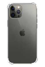 BASEY. iPhone 13 Pro Hoesje Shock Proof Met Screenprotector Tempered Glass - iPhone 13 Pro Screen Protector Beschermglas Hoes Shockproof - Transparant