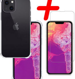 BASEY. BASEY. iPhone 13 Hoesje Shockproof Met Screenprotector Met Dichte Notch