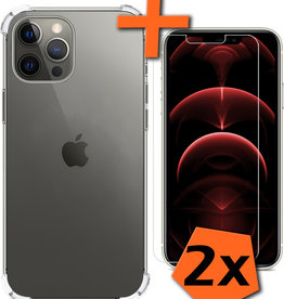Nomfy Nomfy iPhone 13 Pro Max Hoesje Shockproof Met 2x Screenprotector