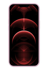 Nomfy Hoesje Geschikt voor iPhone 13 Mini Hoesje Siliconen Cover Case Met Screenprotector - Hoes Geschikt voor iPhone 13 Mini Hoes Back Case - Lila