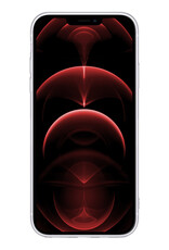 Nomfy Hoesje Geschikt voor iPhone 13 Mini Hoesje Siliconen Cover Case Met Screenprotector - Hoes Geschikt voor iPhone 13 Mini Hoes Back Case - Transparant