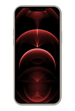 Nomfy Hoesje Geschikt voor iPhone 13 Hoesje Siliconen Cover Case Met 2x Screenprotector - Hoes Geschikt voor iPhone 13 Hoes Back Case - Grijs