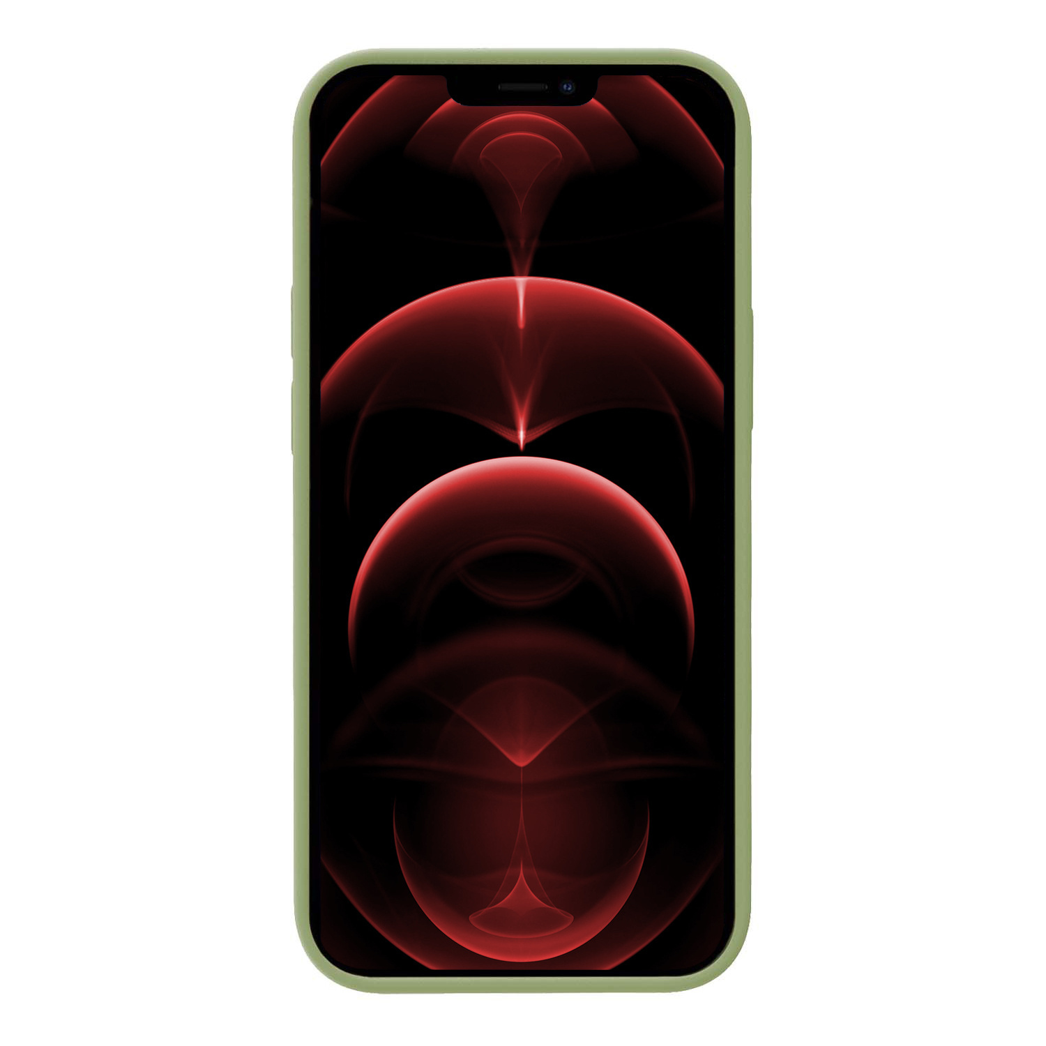 Nomfy Hoesje Geschikt voor iPhone 13 Pro Max Hoesje Siliconen Cover Case Met 2x Screenprotector - Hoes Geschikt voor iPhone 13 Pro Max Hoes Back Case - Groen