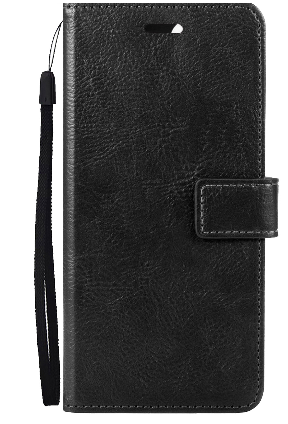 Nomfy Hoesje Geschikt voor iPhone 13 Pro Hoes Bookcase Flipcase Book Cover - Hoes Geschikt voor iPhone 13 Pro Hoesje Book Case - Zwart