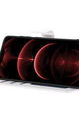 Nomfy Hoesje Geschikt voor iPhone 13 Mini Hoes Bookcase Flipcase Book Cover - Hoes Geschikt voor iPhone 13 Mini Hoesje Book Case - Wit