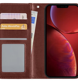 NoXx NoXx iPhone 13 Hoesje Bookcase - Bruin