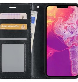 BASEY. BASEY. iPhone 13 Pro Hoesje Bookcase - Zwart