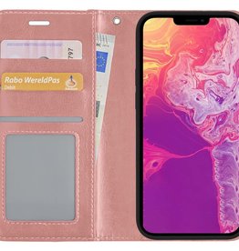 BASEY. BASEY. iPhone 13 Hoesje Bookcase - Rose Goud