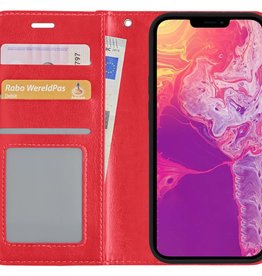 BASEY. BASEY. iPhone 13 Hoesje Bookcase - Rood