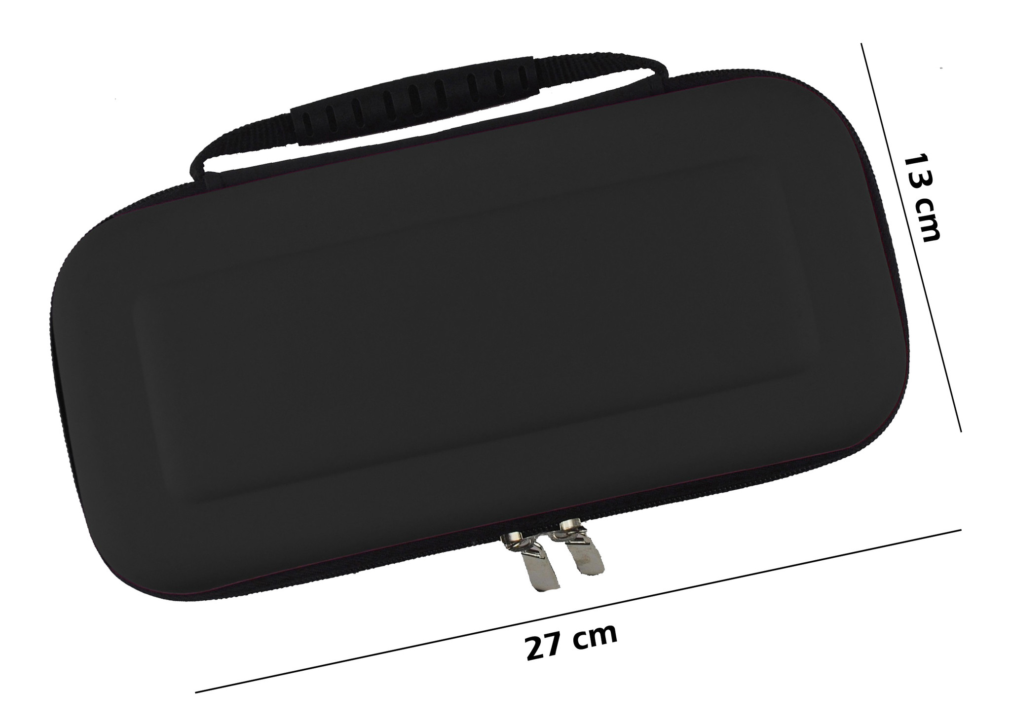 Nomfy Hoesje Geschikt voor Nintendo Switch OLED Hoes Bescherm Case Hardcover - Hoes Geschikt voor Nintendo Switch OLED Case - Zwart