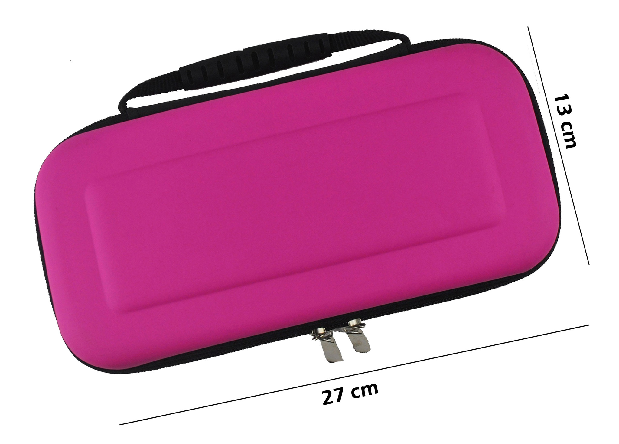 Nomfy Hoesje Geschikt voor Nintendo Switch OLED Hoes Bescherm Case Hardcover - Hoes Geschikt voor Nintendo Switch OLED Case - Roze