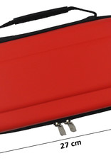 Nomfy Hoesje Geschikt voor Nintendo Switch OLED Hoes Bescherm Case Hardcover - Hoes Geschikt voor Nintendo Switch OLED Case - Rood