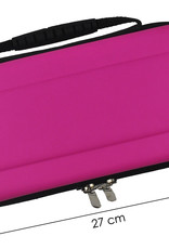 NoXx Hoesje Geschikt voor Nintendo Switch OLED Case Hoes Hard Cover - Hoes Geschikt voor Nintendo Switch OLED Hoes - Roze