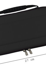 BASEY. Hoesje Geschikt voor Nintendo Switch OLED Case Hoes Hard Cover - Bescherm Case Geschikt voor Nintendo Switch OLED Hoes - Zwart