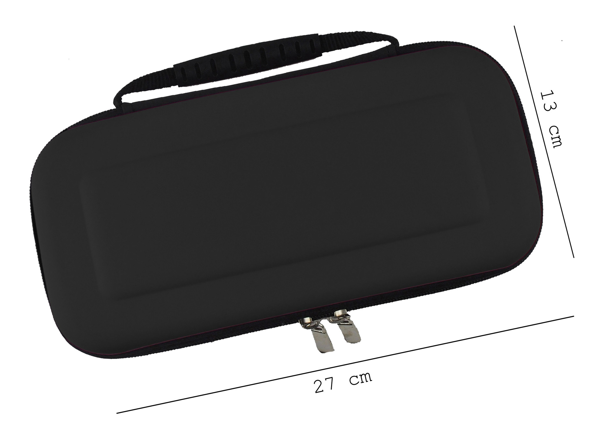 BASEY. Hoesje Geschikt voor Nintendo Switch OLED Case Hoes Hard Cover - Bescherm Case Geschikt voor Nintendo Switch OLED Hoes - Zwart