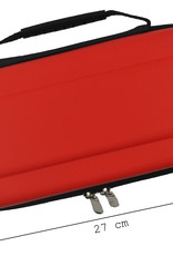 BASEY. Hoesje Geschikt voor Nintendo Switch OLED Case Hoes Hard Cover - Bescherm Case Geschikt voor Nintendo Switch OLED Hoes - Rood