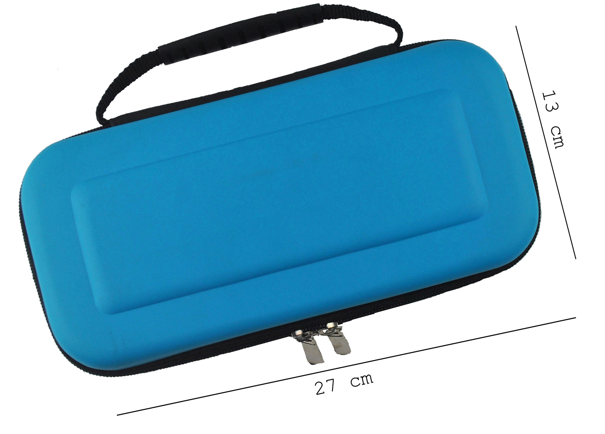BASEY. Geschikt voor Nintendo Switch OLED Case - Geschikt Voor Nintendo Switch OLED Hoes Hard Cover - Carry Case Geschikt Voor Nintendo Switch OLED Blauw