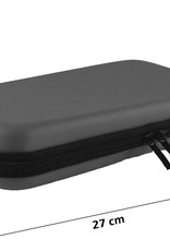 Nomfy Hoesje Geschikt voor Nintendo Switch OLED Hoes Bescherm Case Hardcover Met Polsbandje - Hoes Geschikt voor Nintendo Switch OLED Case - Grijs