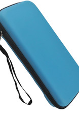 Nomfy Hoesje Geschikt voor Nintendo Switch OLED Hoes Bescherm Case Hardcover Met Polsbandje - Hoes Geschikt voor Nintendo Switch OLED Case - Blauw