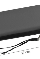 NoXx Hoesje Geschikt voor Nintendo Switch OLED Case Hoes Hard Cover Met Koord - Hoes Geschikt voor Nintendo Switch OLED Hoes - Zwart