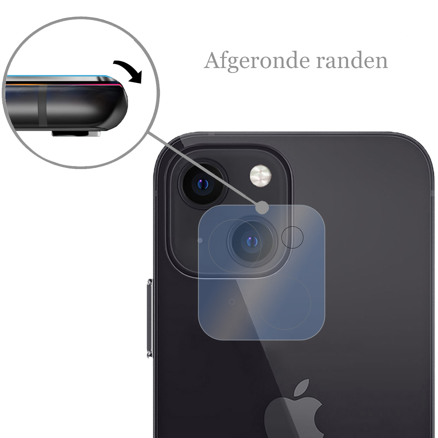 Nomfy Screenprotector Geschikt voor iPhone 13 Camera Screen Protector Beschermglas - Screenprotector Geschikt voor iPhone 13 Camera Screenprotector Tempered Glass