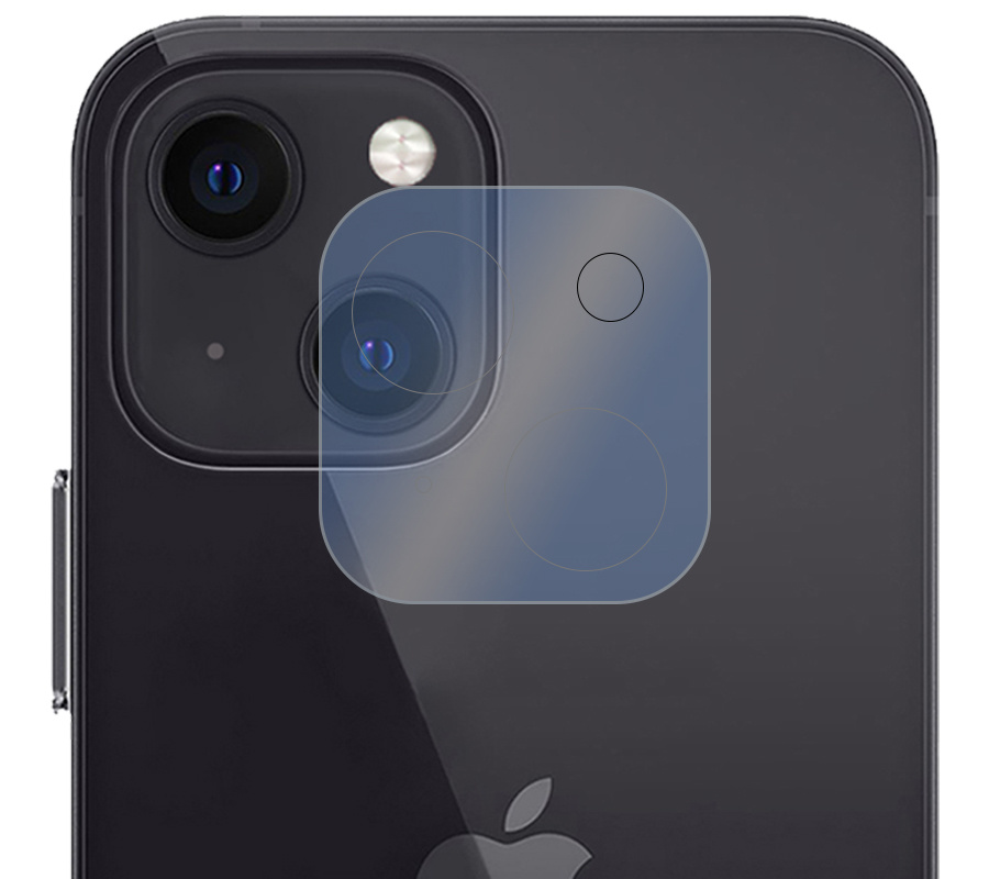 Nomfy Screenprotector Geschikt voor iPhone 13 Mini Camera Screen Protector Beschermglas - Screenprotector Geschikt voor iPhone 13 Mini Camera Screenprotector Tempered Glass