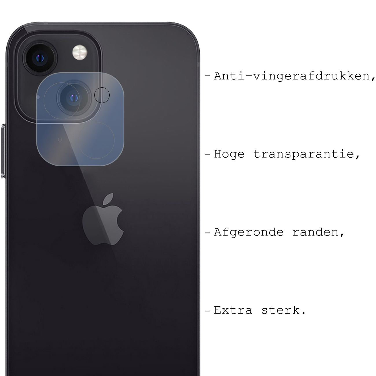 BASEY. Screenprotector Geschikt voor iPhone 13 Mini Camera Screenprotector Tempered Glass Beschermglas Camera - Screenprotector Geschikt voor iPhone 13 Mini Camera Screen Protector