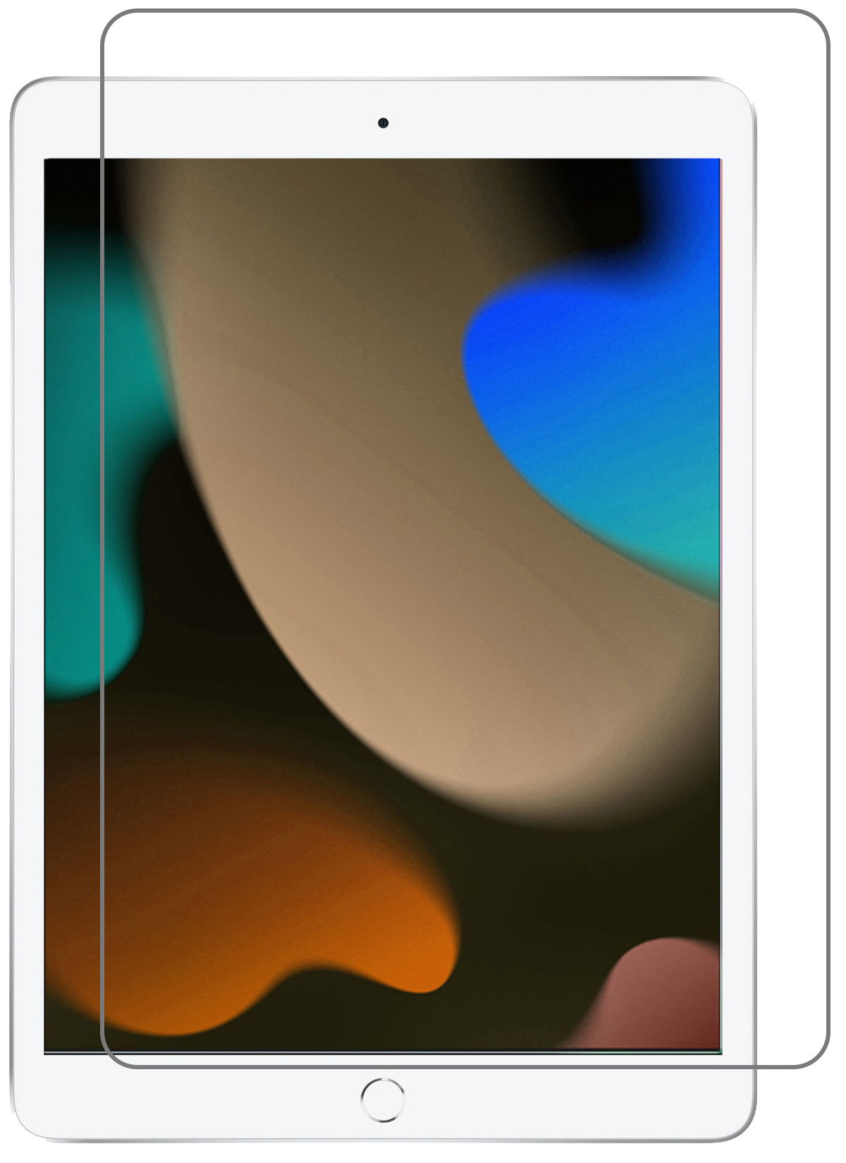 NoXx Screenprotector Geschikt voor iPad 9 Screenprotector Bescherm Glas Screen Protector