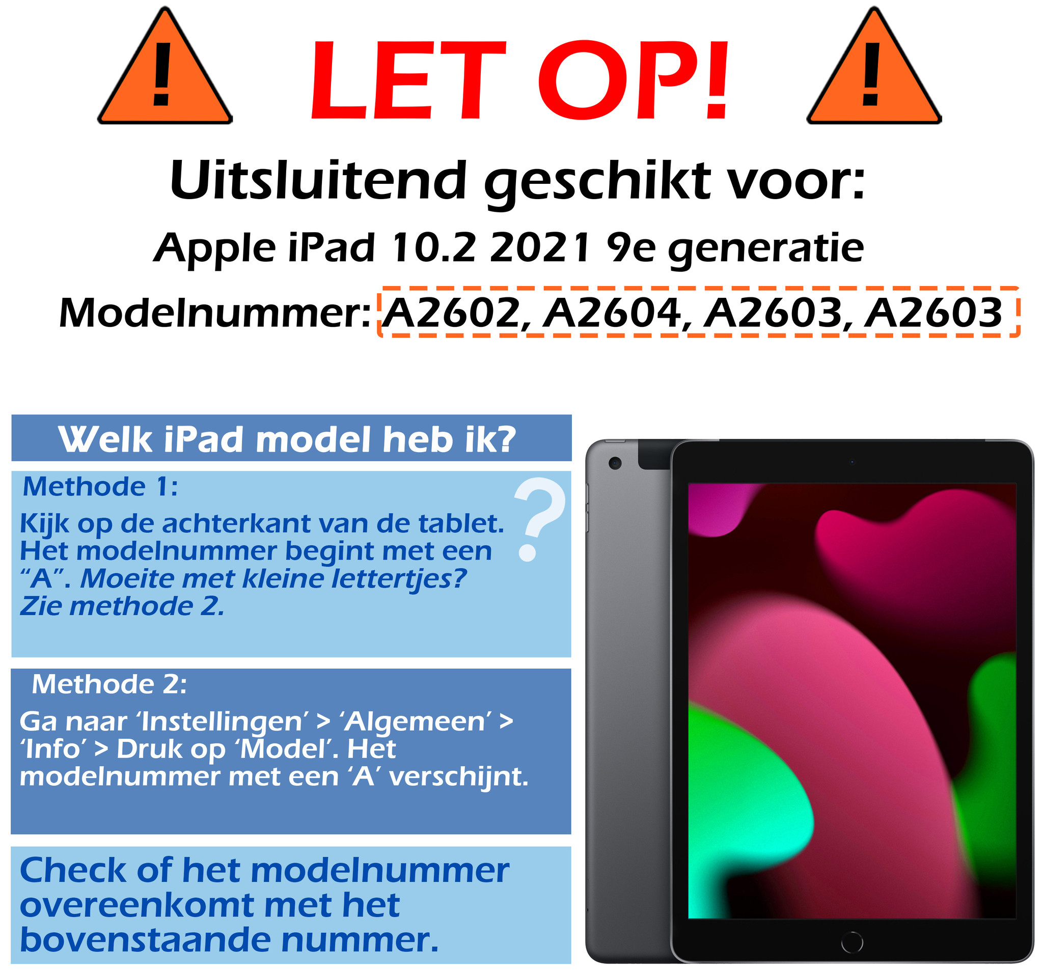 Nomfy Screenprotector Geschikt voor iPad 10.2 2021 Screenprotector Bescherm Glas - Screen Protector Geschikt voor iPad 9 Screenprotector Tempered Glass - 2 PACK